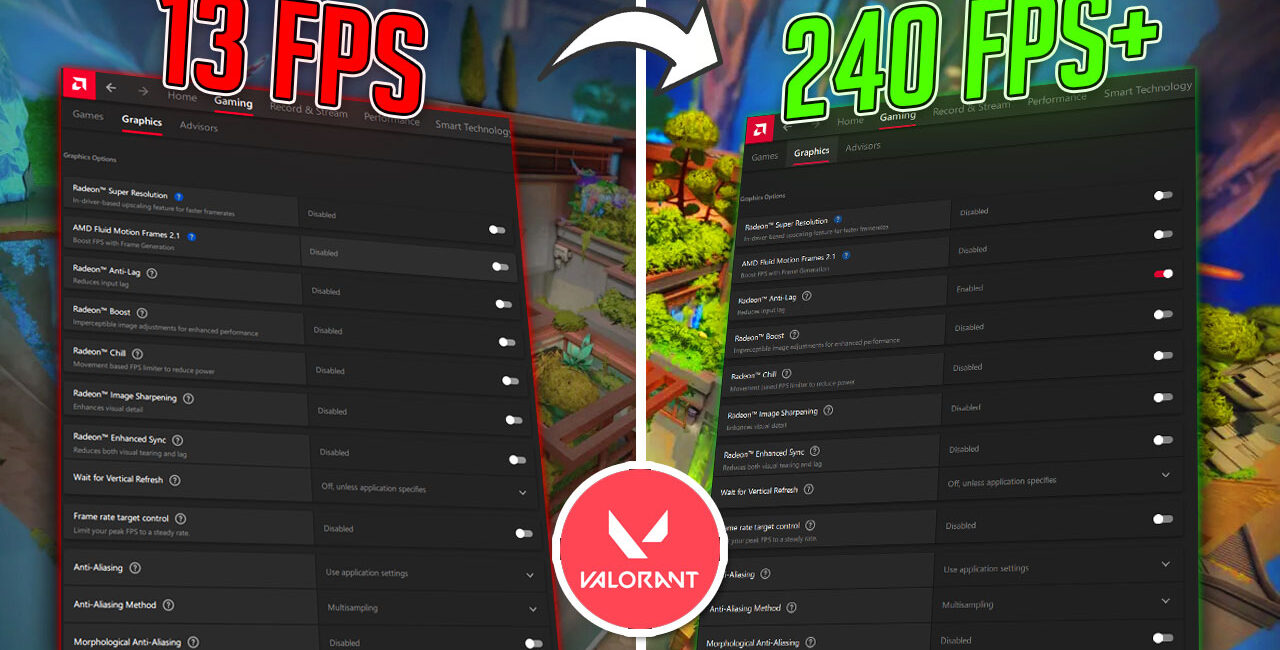 Valorant – NEW Best AMD Radeon Settings for Season 25 Act 3! (MAX FPS & Visuals)