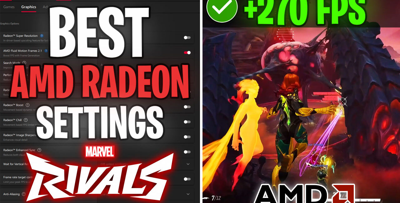 Marvel Rivals – BEST AMD Radeon Settings for MAX FPS & Smooth Gameplay in 2025! 🔧📈