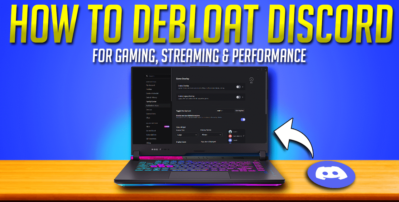 Debloat & Optimize Discord for Gaming & Streaming – Fix Lags, Stutters and Performance Issues⚙️