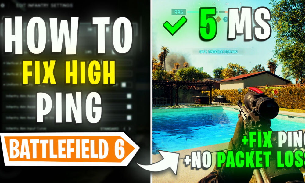 Battlefield 6 – Fix High Ping, Packet Loss & ALL Network Issues on ANY PC 📶