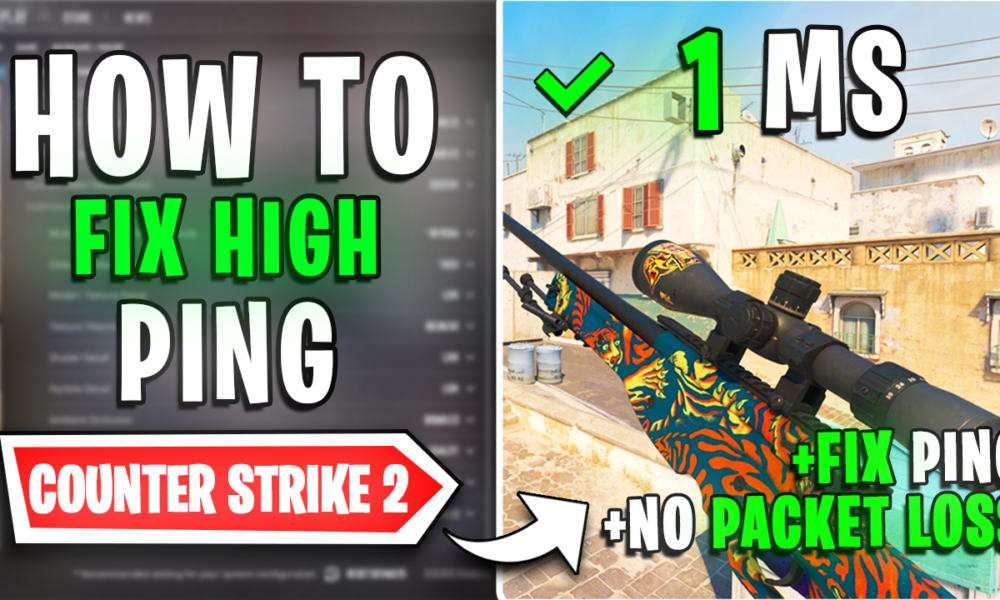 Counter Strike 2 – How to Fix High Ping, Packet Loss & Network Issues on ANY PC📈
