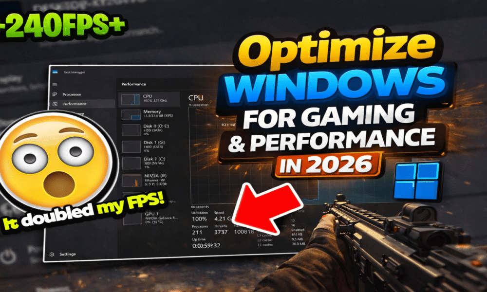 How to Optimize Windows 11 for Gaming & Performance in 2026📈