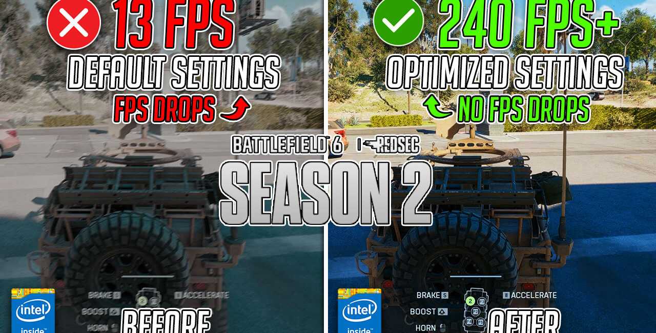 Battlefield 6 – BEST PC Settings to FIX FPS Drops, Lags & Stutters in Season 2📈