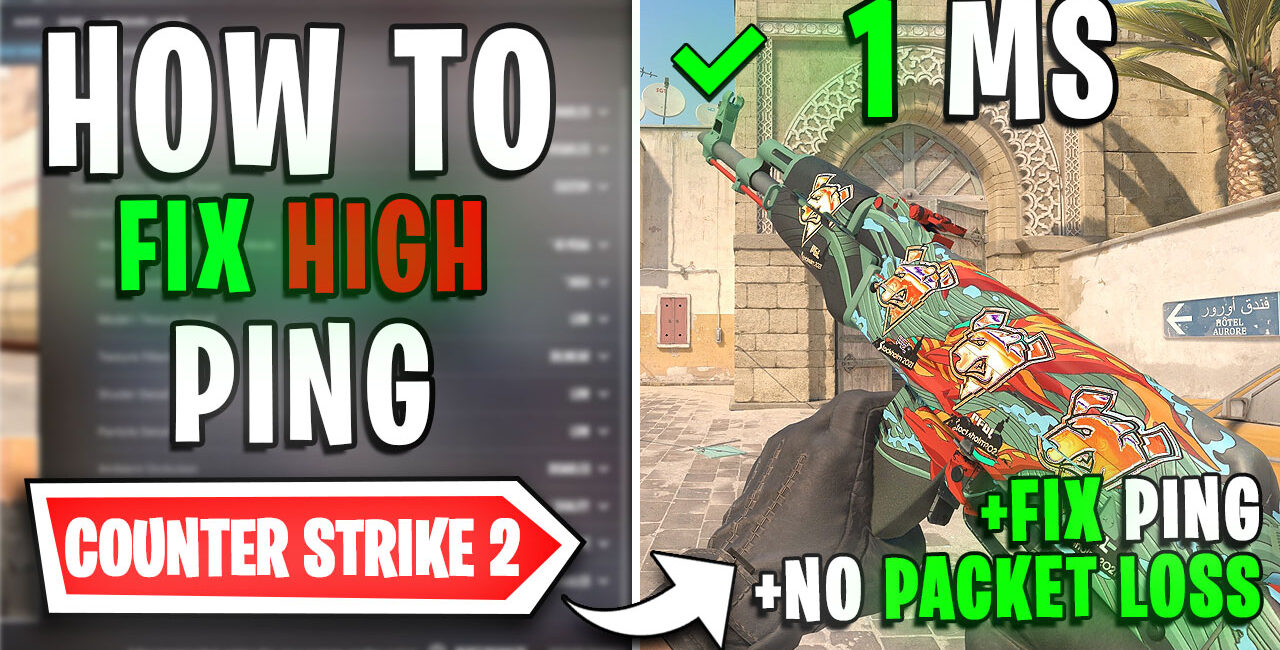 How to FIX High Ping, Packet Loss & Rubberbanding in CS2 on ANY PC📈