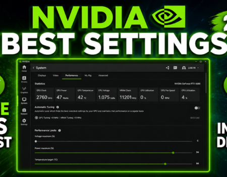 Best Nvidia App Settings for MAX Performance in 2026📈