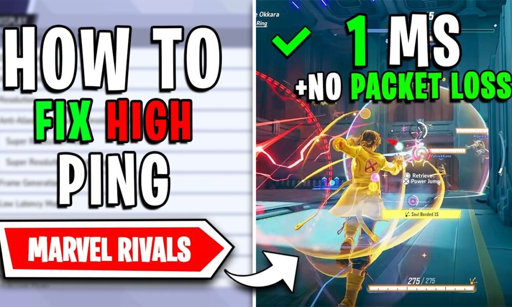 Marvel Rivals – How to FIX High Ping, Packet Loss & Jitter on ANY PC 📈