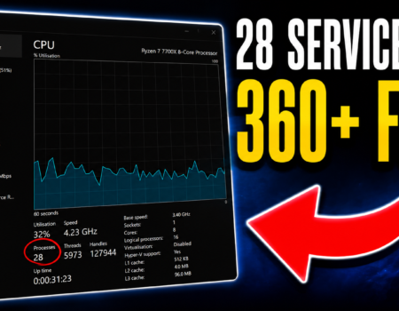 How to Get LOWER SERVICES for MAX FPS & Gaming Performance on ANY PC🚀