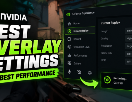 BEST NVIDIA Overlay Settings for Recording & MAX Gaming Performance 📈